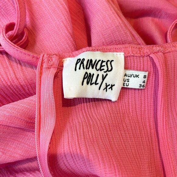 Princess Polly Ensley Mini Womans Dress Pink Size 4 backless Club - Picture 8 of 13
